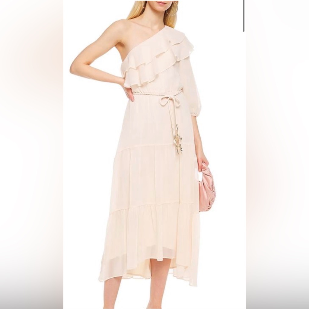 Nwt Maje One Shoulder Dress Size 36